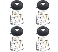 Pour Kawasaki Pour Ninja ZX7R ZX9R ZX10 ZX750 ZX900 ZX1000 4x Kit De Réparation De Carburateur Reconstruire Le Flotteur De Diaphragme De Piston Diaphragme(Style5)