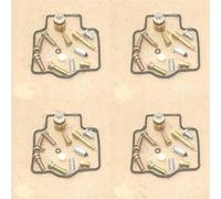 Pour Kawasaki Pour Ninja ZX7R ZX9R ZX10 ZX750 ZX900 ZX1000 4x Kit De Réparation De Carburateur Reconstruire Le Flotteur De Diaphragme De Piston Diaphragme(Style3)