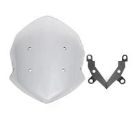 pour Kawasaki pour Z 125 pour Z125 2019-2023 Pare-Brise Pare-Brise Moto Déflecteur De Vent Bouclier Écran avec Support Accessoires Moto Pare-Brise(Light Smoke)
