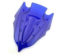 Pour Kawasaki Pour Z250 2013 2014 Pare-brise De Moto À Double Bulle Extension Bulle Moto(Blue)