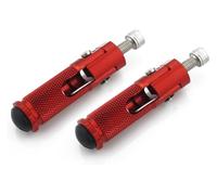 Pour Kawasaki Repose-pieds 1 Paire Accessoires Moto Pédales Arrière Pliables Pliants Repose-pieds Moto