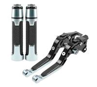 pour Kawasaki Z1000SX/pour Ninja 1000/Tourer 2011-2016 ZX6R Z1000 leviers d'embrayage de Frein réglables pliants et poignées de Guidon Frein Court réglable(4)