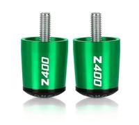 pour:Kawasaki Z750 2005 2006 2007 2008 2009 2010 2011 2012 Z400 2019 2020 2021 2022 Poignées de Guidon de Moto Extrémité du Capuchon de la Barre de poignée 7/8 inch 22mm(Green Z400)