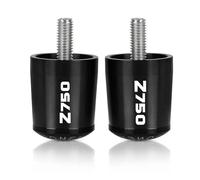 pour:Kawasaki Z750 2005 2006 2007 2008 2009 2010 2011 2012 Z400 2019 2020 2021 2022 Poignées de Guidon de Moto Extrémité du Capuchon de la Barre de poignée 7/8 inch 22mm(Black Z750)