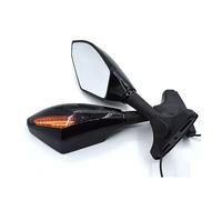 Pour Kawasaki Z750S Z1000SX Ninja 250 300 400 500R 650 650R 1000 ER-6N Rétroviseur De Moto Universel Avec Clignotant(Noir)