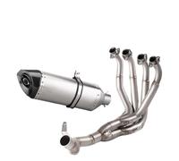 pour Kawasaki Z900 900 Kit D'échappement en Acier Inoxydable pour Moto Partie Avant 470Mm Et Arrière 2017 2018 2019 2020 2021 2022 2023