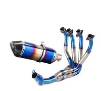 pour Kawasaki Z900 900 Kit D'échappement en Acier Inoxydable pour Moto Partie Avant 470Mm Et Arrière 2017 2018 2019 2020 2021 2022 2023