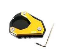 Pour Kawasaki ZH2 Z H2 ZH 2 2019 2020 2021 Béquille De Moto Pied Béquille Latérale Rallonge Plaque De Support Agrandir Coussin(Or)