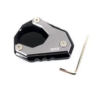 Pour Kawasaki ZH2 Z H2 ZH 2 2019 2020 2021 Béquille De Moto Pied Béquille Latérale Rallonge Plaque De Support Agrandir Coussin(Chrome)