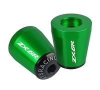 pour Kawasaki ZX-6R ZX6R Performance 2019 2020 2021 Poignées De Guidon De Moto Embout De Guidon Capuchon D'extrémité Couvercle ZX-6R NINJA-636 (Color : Green)