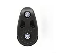Pour kayak ancre poulie clip léger 25g portable pour kayak | Finition noire, taille de 5,6 cm, s'adapte aux espaces restreints, pour l'eau salée, installation facile du gréement