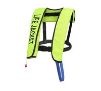 pour Kayak Bateau Natation Adultes Enfants Jusqu’à 150kg Gilet de Sauvetage Gonflable Automatique: 150N Veste Flottante Légère avec Sifflet (H,Manual)