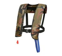 pour Kayak Bateau Natation Adultes Enfants Jusqu’à 150kg Gilet de Sauvetage Gonflable Automatique: 150N Veste Flottante Légère avec Sifflet (G,Manual)