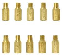 Pour Keihin FCR OKO Pour KOSO PE PWK Moto Injecteur Principal Buse Carburateur Hexagone Gicleur Principal joint carburateur kit(A)