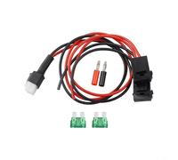 Pour Kenwood, câble d'alimentation CC 6 broches 30 A avec fusible, cordon d'alimentation robuste à ondes courtes de 1 m, compatible avec TS-50s/TS-60s/TS-140/TS-440/TS-450