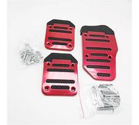 Pour Kia Gas Fuel Essence Embrayage Plaquettes Frein Couvre Pédales Repose-Pieds Kits Plaquettes Pédale Voiture Accélérateur Automatique(MT Red)