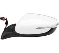 Pour Kia K3 K3S 2012-2017 5/8 Broches Clignotant Pliable Réglage Électrique Chauffage Rétroviseur De Voiture Ensemble Rétroviseur mécanique(blanc,8-PINS-LEFT)