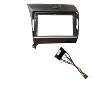 pour Kia K3 pour Forte pour Shuma 2013-2016 Façade D'autoradio 9 Pouces Android Stéréo 2DIN KLAUER(Frame with Cable)