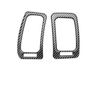 Pour Kia Pour K3 2012 2013 2014 2015 2016 2017 Décoration Intérieure Fibre Carbone Grille D'aération Moulage Garniture Cadre Console Centrale Panneau(Noir)