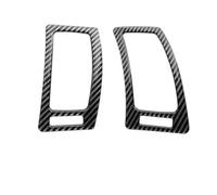 Pour Kia Pour K3 2012 2013 2014 2015 2016 2017 Décoration Intérieure Fibre Carbone Grille D'aération Moulage Garniture Cadre Garniture Panneau Console(Grey)