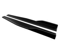 pour Kia pour K5 2020 2021 Jupe Latérale Voiture Diffuseur Pare-Chocs Tabliers Extensions Ailes Extérieur ABS Étape 75 Cm Jupe Latérale Diffuseur(Matte Black)