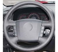 pour Kia pour Mohave pour Borrego 2008 Couverture Volant Voiture Antidérapante Accessoires Intérieurs Automatiques Respirant Durable(Gray Thread)
