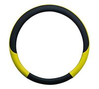 pour Kia pour NIRO EV SUV 2016 2017 2018 2019 2020 2021 100% Accessoires Auto Housse De Volant Voiture en Cuir(Yellow)