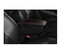 Pour Kia Pour Picanto 3X-Line Voiture Accoudoir Boîte Universelle Voiture Accoudoir Central Boîte De Rangement Accessoires De Modification(F Black Red No USB)