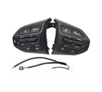 Pour Kia Pour RIO 2018-2021 Pour X-LINE Pour K2 Pour 4 Régulateur Vitesse Volume À Distance Commutateurs Voiture Bluetooth Boutons Volant Boutons Interrupteur Commande Volant(K2-HBL-B-Set-Red)