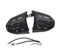 Pour Kia Pour RIO 2018-2021 Pour X-LINE Pour K2 Pour 4 Régulateur Vitesse Volume À Distance Commutateurs Voiture Bluetooth Boutons Volant Boutons Interrupteur Commande Volant(K2-HBL-A-Set-Red)