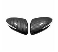 Pour Kia Pour Rio Pour YB 2018 Porte Latérale Rétroviseur Coque Garniture Protecteur Cadre Autocollant Voiture Style Accessoires Caches Rétroviseurs Porte(Carbon Fiber Black)