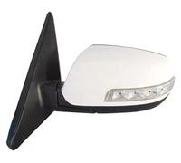 Pour KIA Pour Sorento XM 2009-2014 9 Fils Rétroviseur Ensemble Voiture Gauche Droite Pliable Automatique Clignotant Chauffant Rétroviseur mécanique(Pearl white Left)