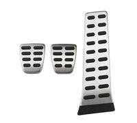 Pour Kia Pour Soul Pour Ceed Pour Sorento Pour Sportage Pour QL Pour Carnival Pour Optima Pédales De Frein Et D'accélérateur En Acier Inoxydable Pédale Capuchons Repose(3pcs MT)