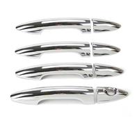 Pour Kia Pour Sportage 3 SL 2011-2015 Poignées Porte Extérieures Caches Protections Capuchons Verrouillage ABS Argenté housse de poignée de porte de voiture(Handle 4 Door)