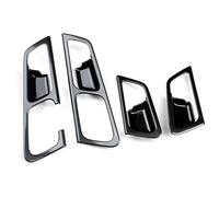 Pour Kia Pour Sportage 4 QL 2016 2017 2018 2019 2020 2021 ABS Fibre De Carbone Autocollant Pour Garniture Poignée Porte Intérieure YIJIAVSX(Carbon Fiber Look)