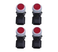 pour Kicks Capteurs D'aide Au Stationnement Et Recul pour Voitures Détection Distance par Induction Avant Et Arrière Ultrasons OEM: 28438-5RA1A Aide Au Parcage Capteurs(Rouge,4Pcs)