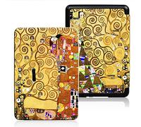 Pour Kindle Paperwhite 10Th Smart Case Impression Couverture Magnétique Pour Kindle Paperwhite 4 Pq94Wif 2018 Released Protective Shell - Classic Modern Kremt Oil Paintings Gold,Golden Tree,For Pq94W
