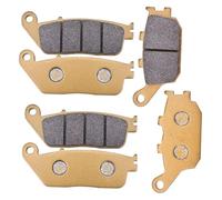 pour KLE 650 Plaquettes De Frein Avant Et Arrière en Céramique pour Moto Plaquettes De Frein pour Moto Plaquette De Frein À Disque(2 Front and 1 Rear)