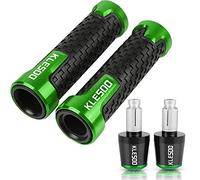 Pour KLE500 KLE 500 Poignées De Guidon Moto Antidérapantes Capuchon Barre Extrémités Prise CNC Accessoires En Aluminium guidon(Vert)