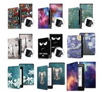 Pour KoBo Clara HD 2018 Smart Folio couverture 6 pouces E-book lecteur étui Funda antichoc coque de protection veille/réveil automatique Graffiti