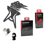 pour KTM Freeride 350 R KIT pour Motocyclette DE Support DE Plaque Universel+RÉFLECTEUR LAMPA Produits APPROUVÉS ET COMPATIBLES