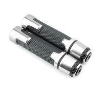 Pour Kymco DownTown 350 300i K-XCT XCITING 250 300 400 S 500 7/8 ''22MM Poignée De Guidon Moto Poignées Bouchons D'extrémité guidon(Sliver)
