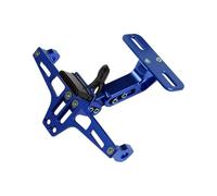 pour KYMCO pour AK550 Moto Support Plaque D'immatriculation Arrière Queue Bien Rangé Éliminateur Garde-Boue Lumière LED Pièces Lampe Support Plaque Moto(Blue)
