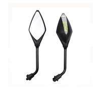pour Kymco pour Downtown 350 pour Ak550 pour Xciting 400i Rétroviseur Latéral De Moto avec Clignotant LED Rétroviseurs Moto(Black)