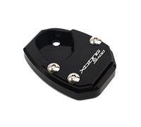 Pour KYMCO Xciting S400 400s X Citant 2017-2020 Moto Béquille Latérale Pad Béquille Extender Pied Stand Extension Pad Support Plaque Agrandisseur Pad CNC(Noir)