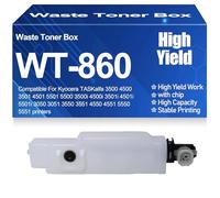 pour Kyocera Bac de récupération de Toner usagé WT-860 Compatible pour TASKalfa 3500 4500 3501 4501 5501 5500 3500i 4500i 3501i 4501i 5501i 3050 3051 3550 3551 4550 4551,WT860-1PC
