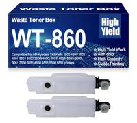 pour Kyocera TASKalfa 3500 4500 3501 4501 5501 5500 3500i 4500i 3501i 4501i 5501i 3050 3051 3550 3551 4550 Boîte de Toner usagé Compatible WT-860 WT860 Conteneur de déchets,WT860-2PC