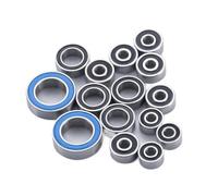 Pour Kyosho Pour Mini-Z Pour AWD MA020 1/28 15 Pièces Moyeu De Roue Roulements À Billes En Acier Chromé Métrique Caoutchouc Scellé Voiture RC Crawler RC Roulement Billes
