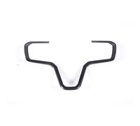 pour L&and R&Over pour Range Rover Sports pour Evoque pour Velar 2021-2023 Garniture Volant Voiture Bouton Commande Couverture Cadre Volant de Voiture (Color : Matte Black)