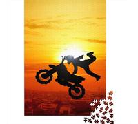 pour L’Atelier, Racer Jump Plaque Murale en Métal Rustique 70x50cm/1000pcs, pour Une Décoration D’Automne dans L’Atelier